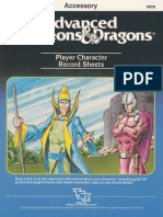 AD&D 1st - 9028 - REF2 - Player Character Record Sheets