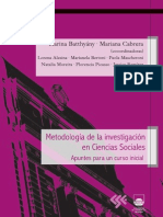 Metodologia de La Investigación en Ciencias Sociales