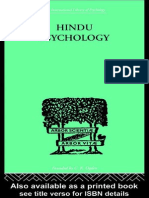 Akhilananda S - Hindu Psychology - The International Library of Psychology - Vol 1 - Routledge - 2001 - 0415211107