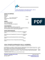 Formulario para Orcamento de Adequacao-Nr-10