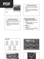 Design of Concentrically Braced Frames | PDF | Buckling | Civil Engineering