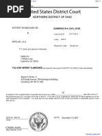 AutoText Technologies, Inc. v. Apple, inc. et al - Document No. 3
