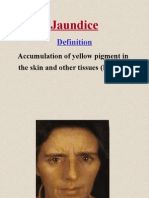 Jaundice: Accumulation of Yellow Pigment in The Skin and Other Tissues (Bilirubin)