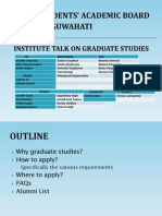 Talk On Graduate Studies PDF