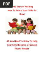 Head Start in Reading: Teach Your Child To Read