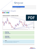 Forex Daily Outlook 05 Aug 2015 Bluemaxcapital