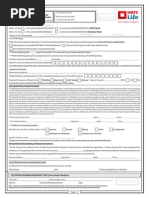 Mandate Form For Auto Debit HDFC Elife