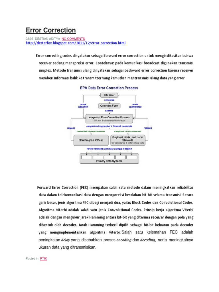Efektivitas Forward Error Correction | PDF