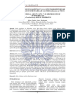 Analisis Gugus Fungsi Dengan Menggunakan Spektroskopi FT Ir Dari Variasi Kitin Sebagai Substrat Kitinase Bakteri Pseudomonas SP TNH 54 Analysis Func