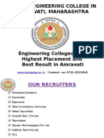 Engineering Colleges With Highest Placement and Best Result in Amravati