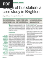 ADHVARYU [2006]_Design of Bus Station_A Case Study in Brighton_{TEC}