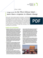Migration in The West African Sahel - More Than A Response To Climate Change