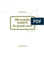 500 Remèdes Naturels de Grand-Mère PDF
