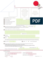 IELTS Application Form