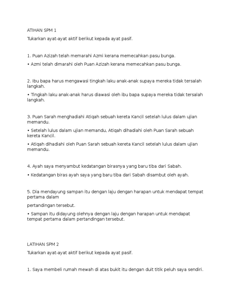 Aktif Ke Pasif Pdf