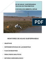 19. MOnitoreo de Aguas Subterráneas y Const. de Freatímetros