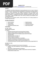 Sample Resume - Finance