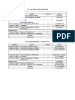 CFA Full-time Timetable 2013 - 2014