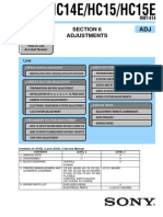 Sony DcHC15 Manual de Ajustes Ver1.0