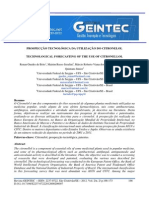 Prospecção Tecnológica Da Utilização Do Citronelol