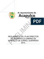 Reglamento de Nuevo Plan Director Urbano 2015 (Preliminar para Consulta Publica)