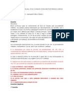 DIREITO PROCESSUAL CIVIL II CASOS CONCRETOS RESOLVIDOS - Cópia