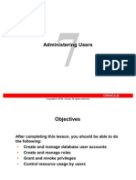 Oracle 10g Admin Workshops PPTLess 07