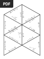 Quadratic Equations Puzzle Quadratic Equation Equations