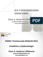 Clase ENAM Epidemiologia y Estadistica