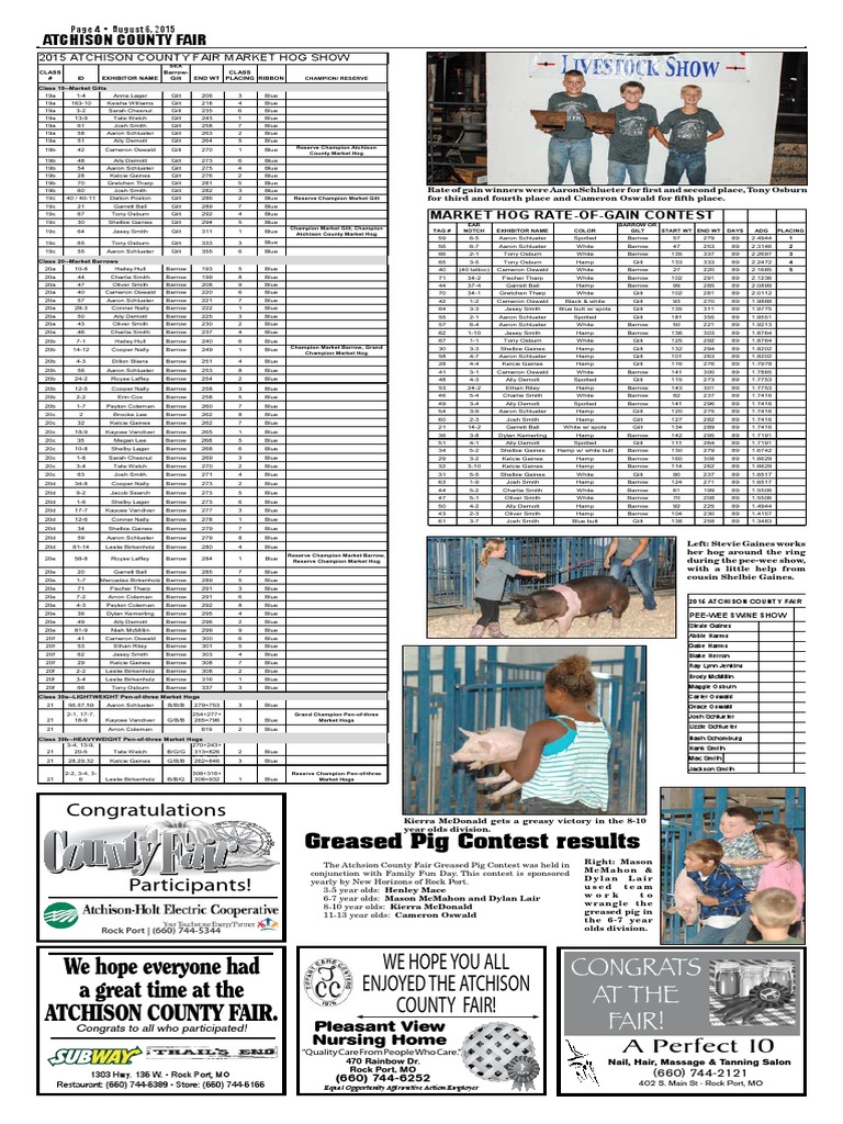 Atchison County Fair PDF