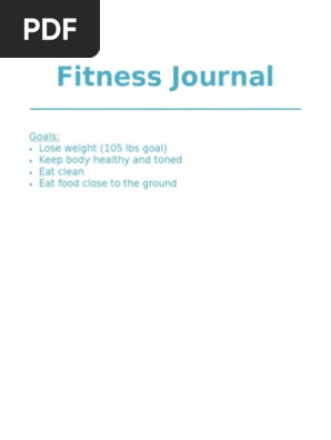 Fitness Journal