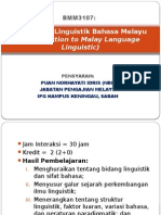 Pengantar Linguistik Bahasa Melayu
