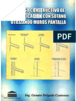Proceso Constructivo de Una Edificacion Con Sotano, Utilizando Muros Pantalla- MG. ING. GENARO DELGADO CONTRERAS