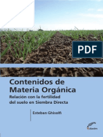 Contenidos de Materia Orgánica