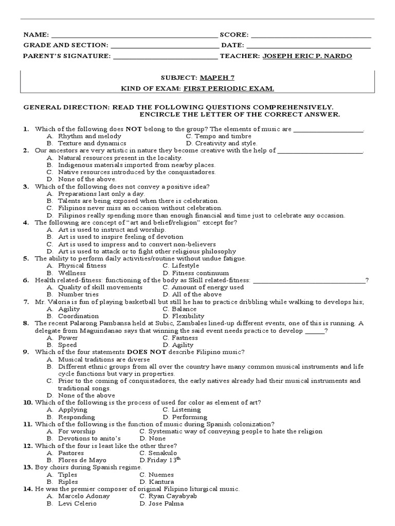 grade 5 grading sheet mapeh periodic Philippines (Assessment) Test first MAPEH Test grade 5 grading sheet mapeh periodic Philippines (Assessment) Test first MAPEH Test