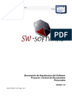 Documento de Arquitectura Del Software SWSOFTWARE v1.0