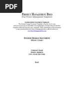 System Design Document - Sample | PDF | Databases | Computer File