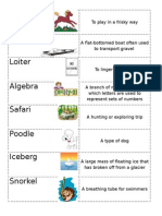 Vocab Foldable Template Lesson 10 With Definitions Revised