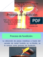 Proceso de Fundición