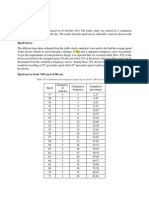 Traffic Study Analysis and Discussion