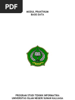 Download Modul Praktikum Basis Data - MySQL by Ismail Adha Kesuma SN27369102 doc pdf