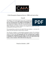 CAIA Prerequisite Diagnostic Review BOctober07