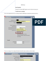 Enabling WMS Flag at Organization Parameter