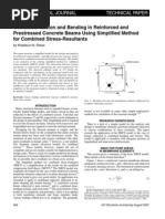 Download Combined Torsion and Bending in Reinforced and Pre Stressed Concrete Beams Using Simplified Method for Combined Stress-Resultants by Muhammad Saqib Abrar SN27369758 doc pdf
