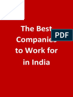 The Best Companies to Work for in India