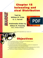 Chapter 15 Wholesaling and Physical Distribution