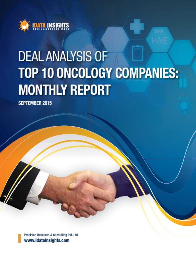 Deal Analysis of Top 10 Oncology Companies 2015 Immunotherapy Oncology