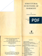 Arnold Schoenberg - Structural Functions of Harmony (1954)