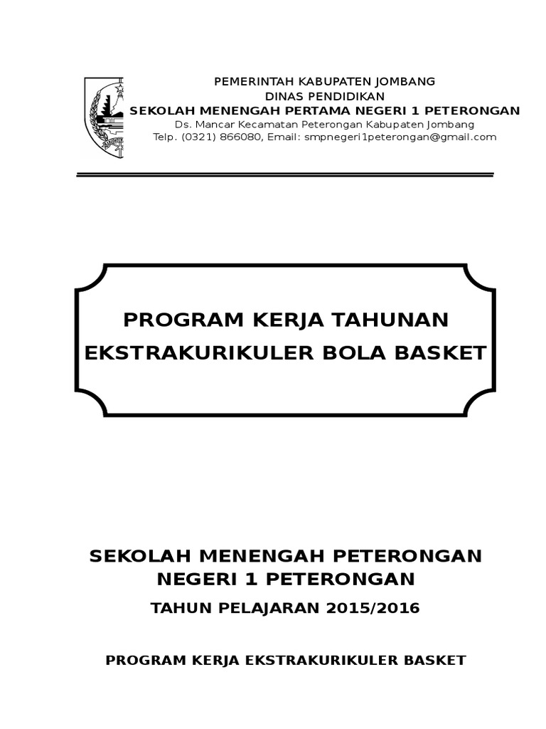 Contoh Laporan Kegiatan Ekstrakurikuler Bola Voli - Wadphm