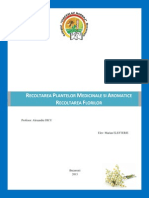 Recoltarea Plantelor Medicinale PDF